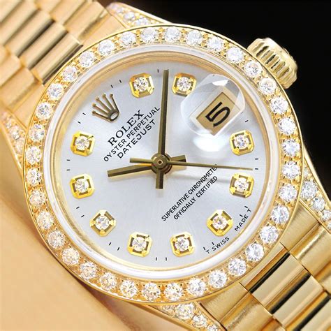 lady president rolex|ladies rolex president diamond bezel.